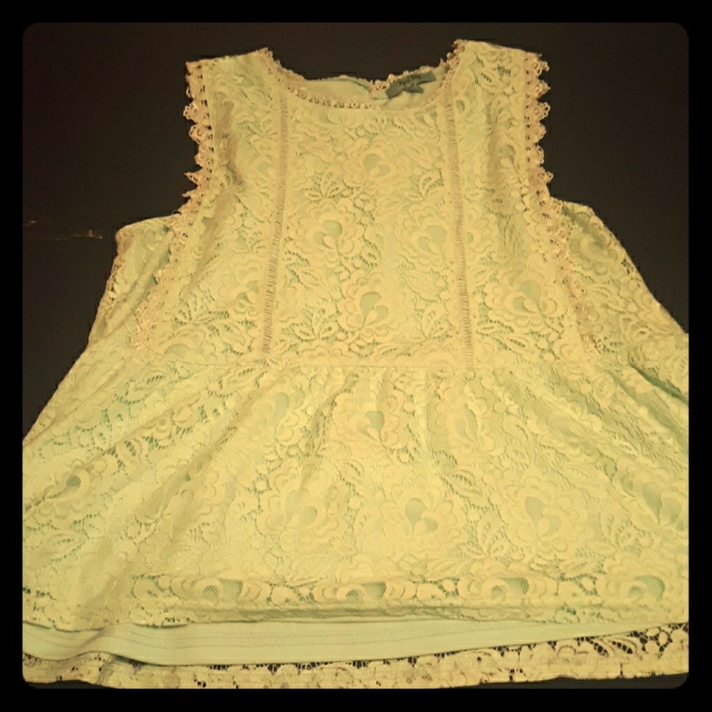 April Sky Turquoise Top